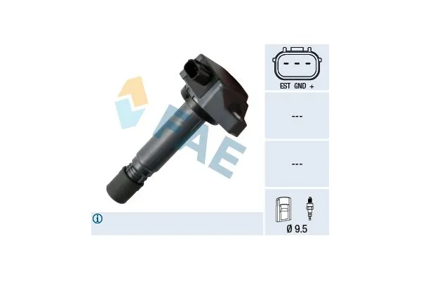 Ateşleme Bobini  Honda Civic 3 Kapı (FN)(01.2007->)  FAE 80347