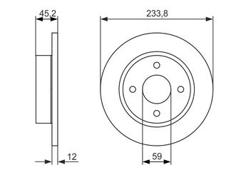 Fren Disk Ayna Ön Sağ ve Sol RECOVER 5603  986479852 402065F001 40206 5F001 402065F003 40206 5F003