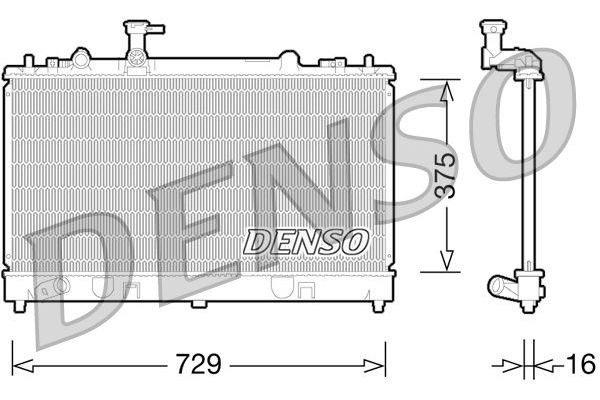 Su Radyatörü  DENSO DRM44028