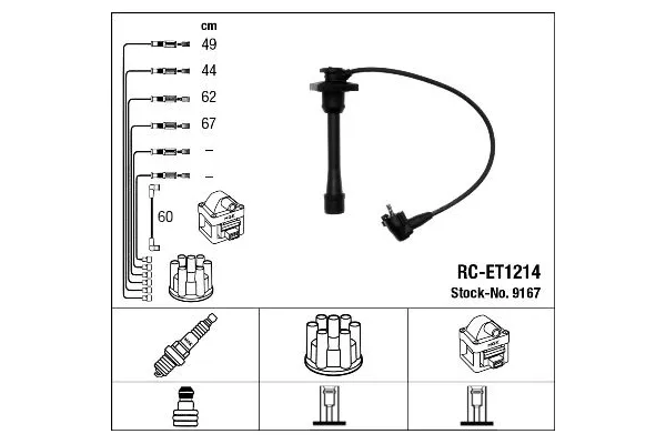 Buji Kablosu  NGK 9167