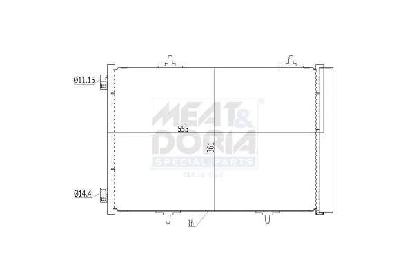 Klima Radyatörü  Opel Crossland X (2017->) / Crossland (2021->)  MGA 82442