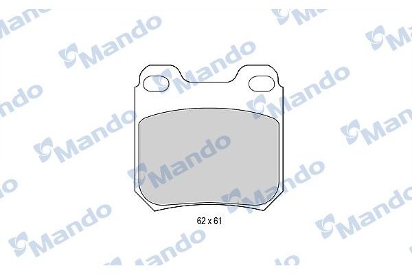 Fren Disk Balata Arka Saab 9-5 4 Kapı (1997->2001)  MANDO MBF015808