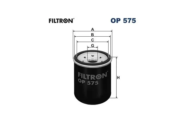 Yağ Filtresi  Citroen C4 Aircross (04.2012->)  FILTRON OP 575
