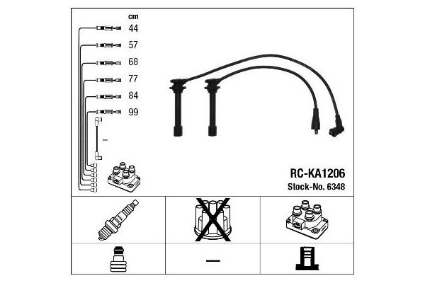 Buji Kablosu  NGK 6348