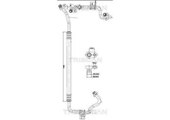 Klima Hortumu  PSA ORJINAL 9675862680  9675862680 96 758 626 80 9807557580 98 075 575 80