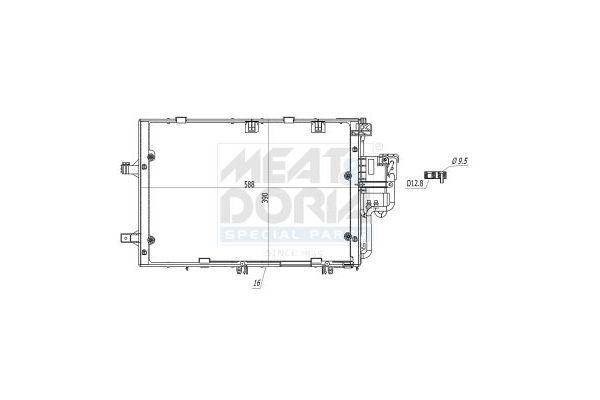 Klima Radyatörü  BEHR 8FC 351 300-601