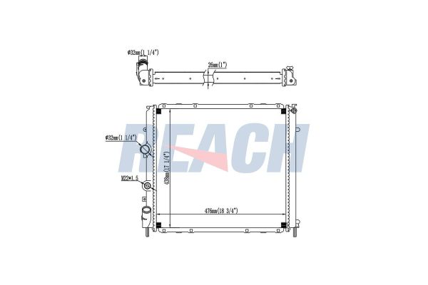 Su Radyatörü  RADISEN RR 63854