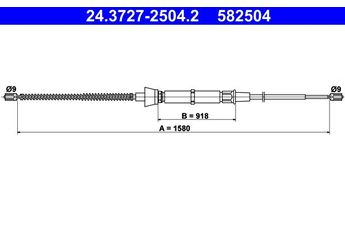 El Fren Teli Arka Sağ veya Sol ATE 24.3727-2504.2  6Q0609721N 6Q0609721D 6Q0 609 721 D 6Q0609721J 6Q0 609 721 J 6Q0 609 721 N
