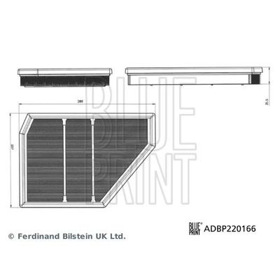 Hava Filtresi  BMW X7 Serisi (G07)(2018->)  BLUE PRINT ADBP220166