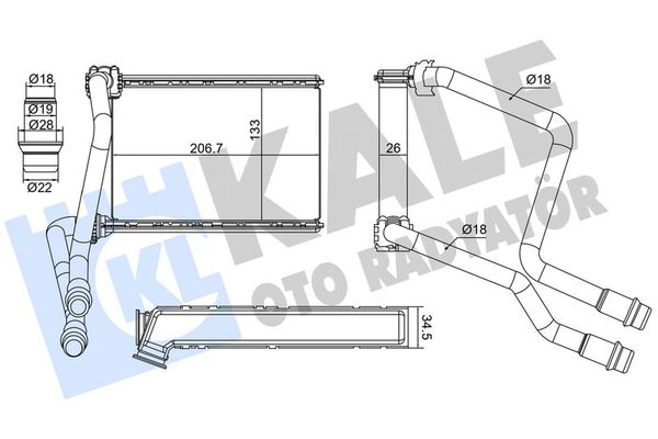 Kalorifer Radyatörü  KALE 370730