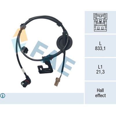 Abs Sensörü Arka Sol Kia Rio (UB)(2011->)  MGA 33870