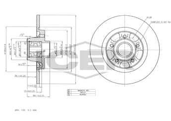 Fren Disk Ayna Arka Sağ ve Sol RENAULT ORJINAL 402024076R  402024076R 4154200302 4154204102 4154210100 432004327R 432020879R 432023939R 432025057R 8200381148