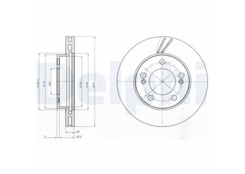 Fren Disk Ayna Ön Sağ ve Sol DELPHI BG4206  4144109100 4144109110 4144109111 4144109000 4144109112