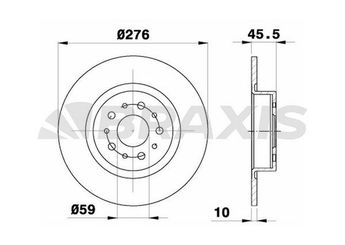Fren Disk Ayna Arka Sağ ve Sol BRAXIS AE0345  46469908 46542702