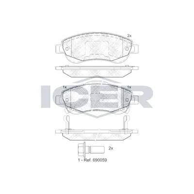 Fren Disk Balata Ön AYD 60256A