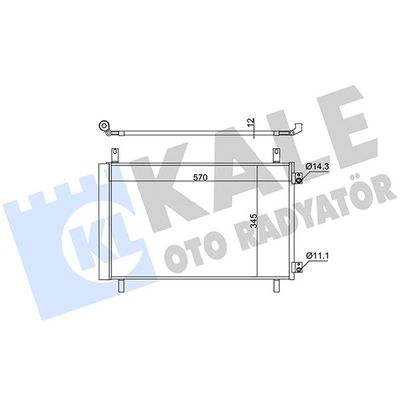 Klima Radyatörü  Opel Mokka (P2QO)(2020->)  KALE 382565