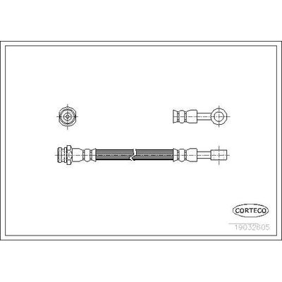 Fren Hortumu Arka Sağ veya Sol WALBURG WBH0579