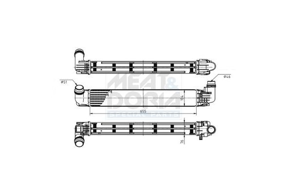 Turbo Radyatörü  ORİS 1504-4835
