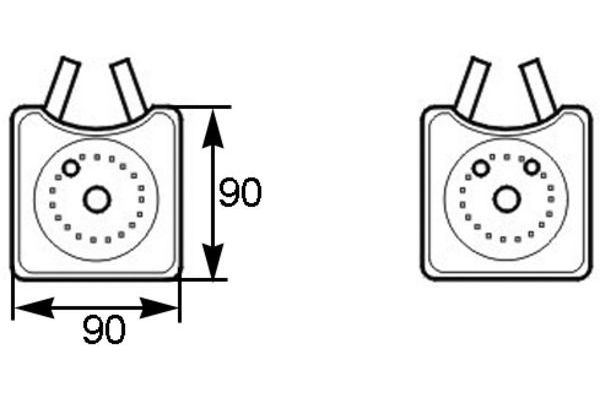 Motor Yağ Soğutucu  Seat Alhambra (7V8)(01.1996->)  MAHLE CLC 161 000S