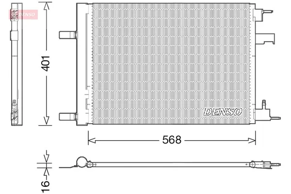 Klima Radyatörü  DENSO DCN20008