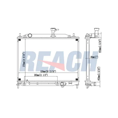 Su Radyatörü  Hyundai Accent Era (MC)(2006->)  VALEO 735518