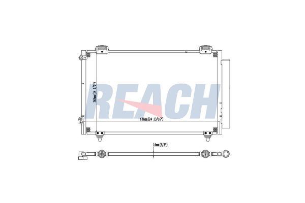 Klima Radyatörü  ORİS CTO150020