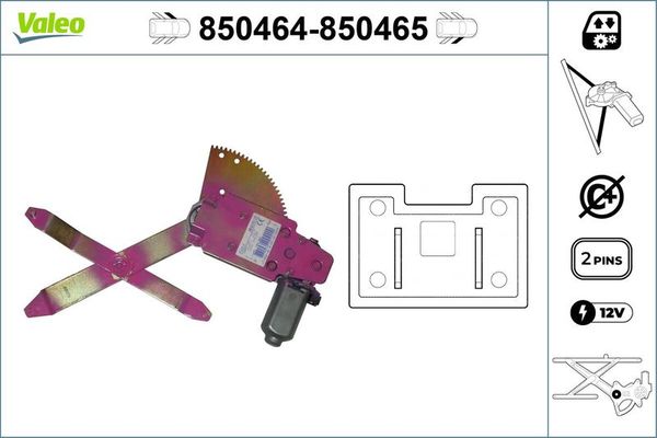 Cam Krikosu Ön Sol VALEO 850464