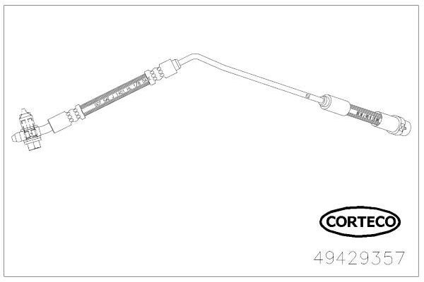 Fren Hortumu Arka Sağ BMW X5 Serisi (E53)(2000->)  CORTECO 49429357