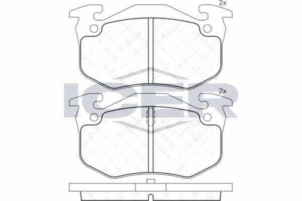 Fren Disk Balata Arka Renault R 5 (B/C40)(1985->)  AYD 60271A