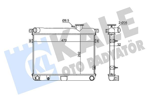 Su Radyatörü  MGA 80082