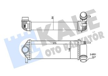 Turbo Radyatörü  KALE 350915  144963234R 144961489R 4150900014 4150900114 A4150900014 A4150900114