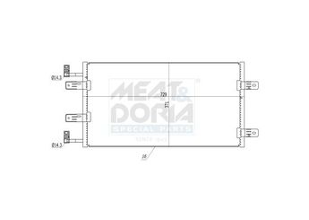 Klima Radyatörü  PSA ORJINAL 91168188  91168188 2765000QAH 4414580 8200019382 02765000QAH 04414580 08200019382 091168188