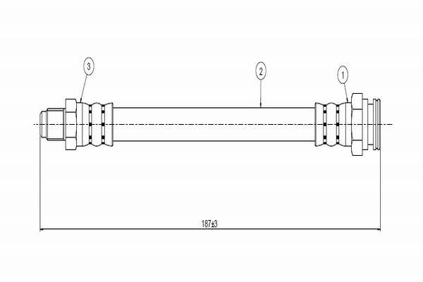 Fren Hortumu Arka Sağ veya Sol CAVO C800 570A