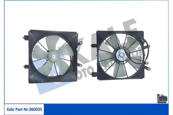 Radyatör Fan ve Motoru  KALE 360035