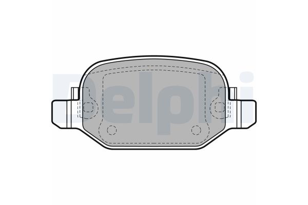 Fren Disk Balata Arka Fiat 500L (351) Wagon (2017->)  DELPHI LP2475