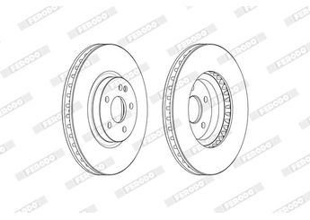 Fren Disk Ayna Ön Sağ ve Sol FERODO FCR379A  A4474210012 447421001207 447 421 00 12 07 4474210012 A447 421 00 12 A447421001207 A447 421 00 12 07 N4474210012 N447421001207