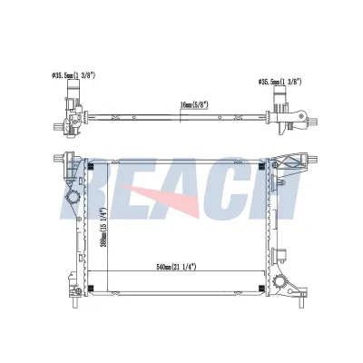 Su Radyatörü  Fiat 500L (351) Wagon (2017->)  PSA ORJINAL 39074654