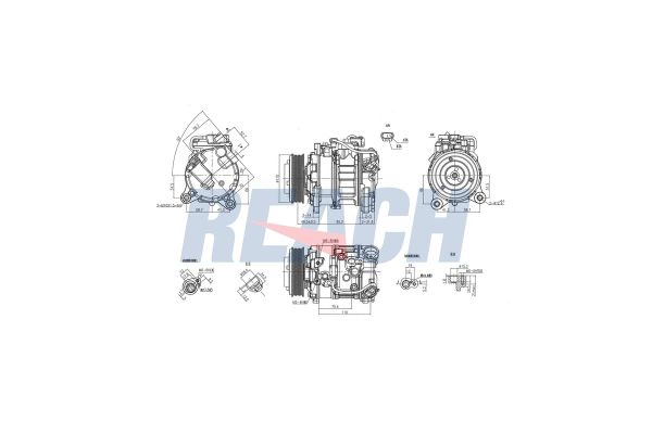 Klima Kompresörü  BMW 3 Serisi Sedan (F30)(2011->)  MAHLE ACP 476 000S