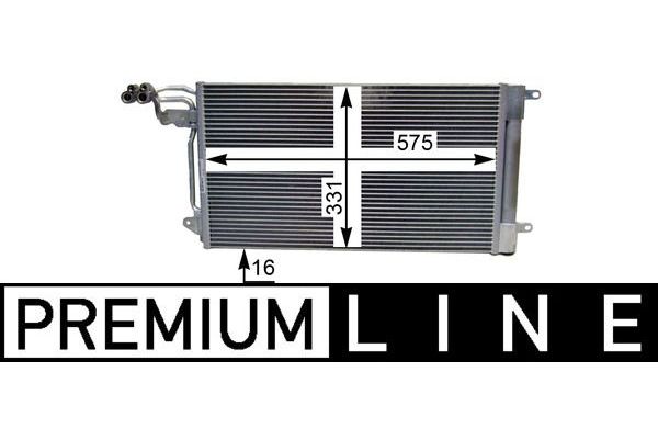 Klima Radyatörü  Audi S1 Sportback (8XF)(2014->)  MAHLE AC 566 000P