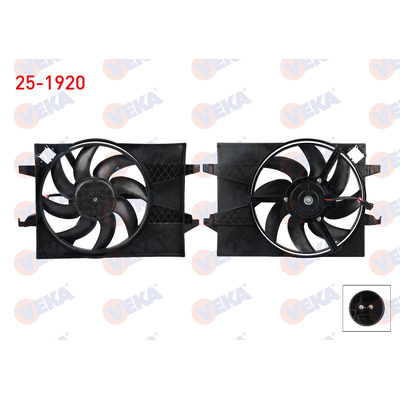 Radyatör Fan ve Motoru  VEKA 25-1920
