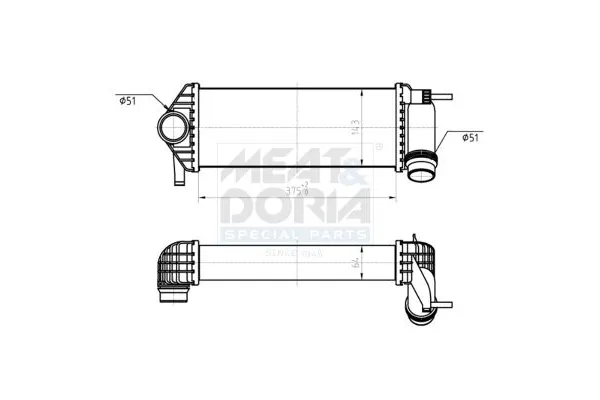 Turbo Radyatörü  MAHER 14790