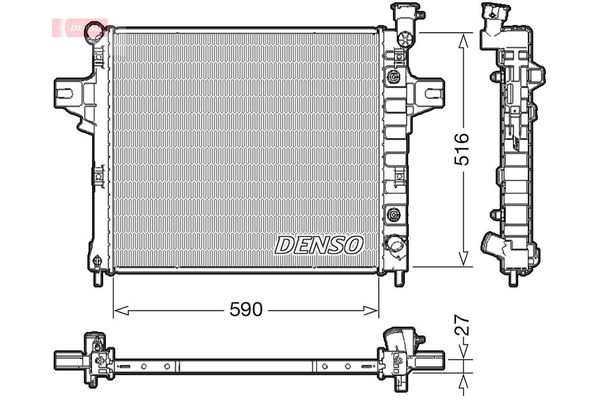 Su Radyatörü  DENSO DRM06031