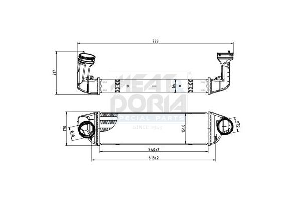 Turbo Radyatörü  BMW X3 Serisi (E83)(09.2003->)  ORİS IBM692062