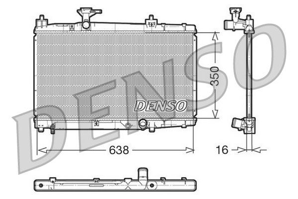Su Radyatörü  DENSO DRM50007