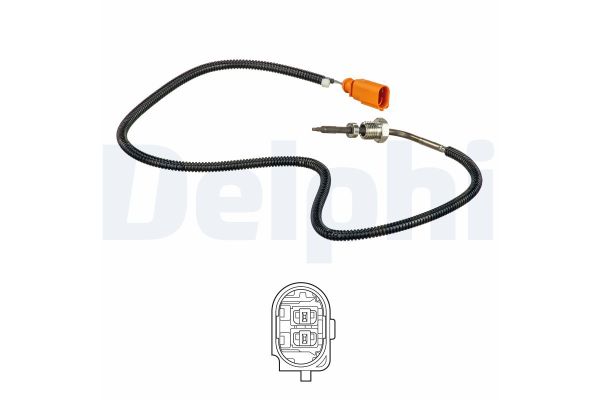 Egzoz Sıcaklık Sensörü  Audi A6 Sedan (4F2)(03.2004->)  DELPHI TS30106