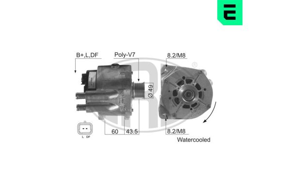 Alternatör  Renault Espace IV (JK0)(01.2002->)  ERA 210473A