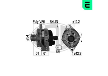 Alternatör  ERA 209333A  51907673 51929089 71796431 71796434