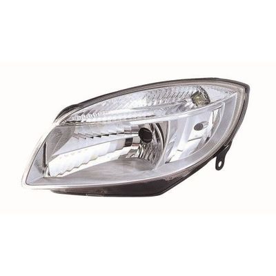 Far Lambası Sol Skoda Fabia Combi (5J5)(12.2007->)  DEPO 665-1114L-LD-EM