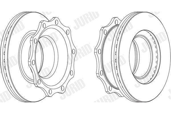 Fren Disk Ayna Ön Sağ ve Sol WALBURG WBD1179