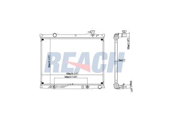 Su Radyatörü  VEKA 16-2419B  253103E730 25310-3E730 253103E740 S253103E730 S253103E740
